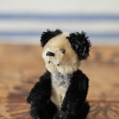 Schuco社　アンティーク　ヴィンテージ　ベア シュコ社☆9cm/ベルリン ベージュ色ベア☆シュコ ベア Schuco