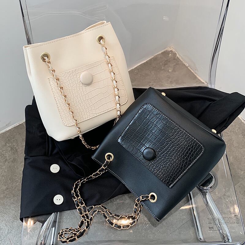 夏の小さなバッグ女性バッグ2020新しい波のファッションワイルドチェーンメッセンジャーバッグins eignスタイルショルダーバケットバッグ Tiancai_Wing_Bag2330878