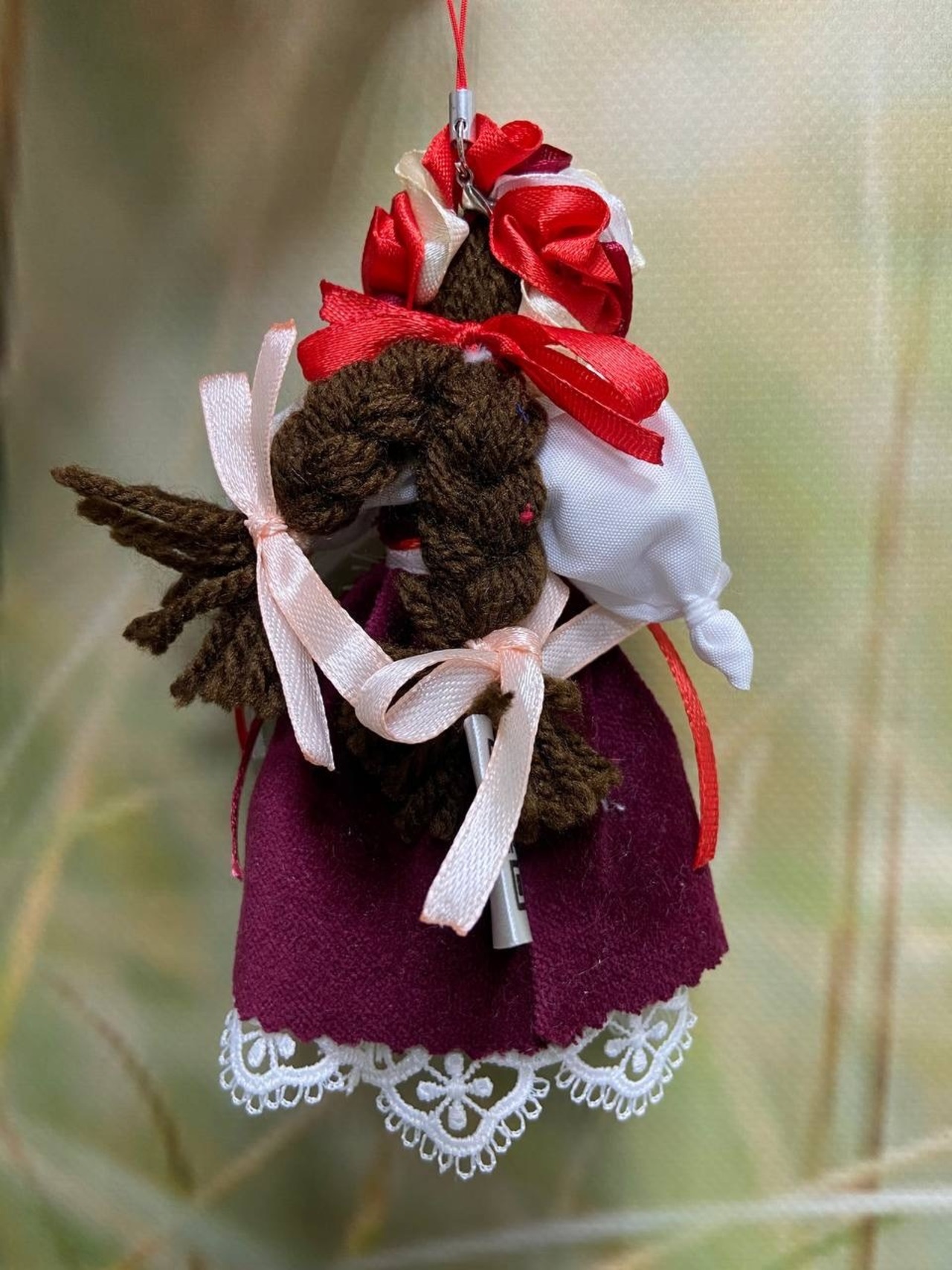 UA.Designer手作りモタンカ 12cm（ウクライナの御守り） - 5