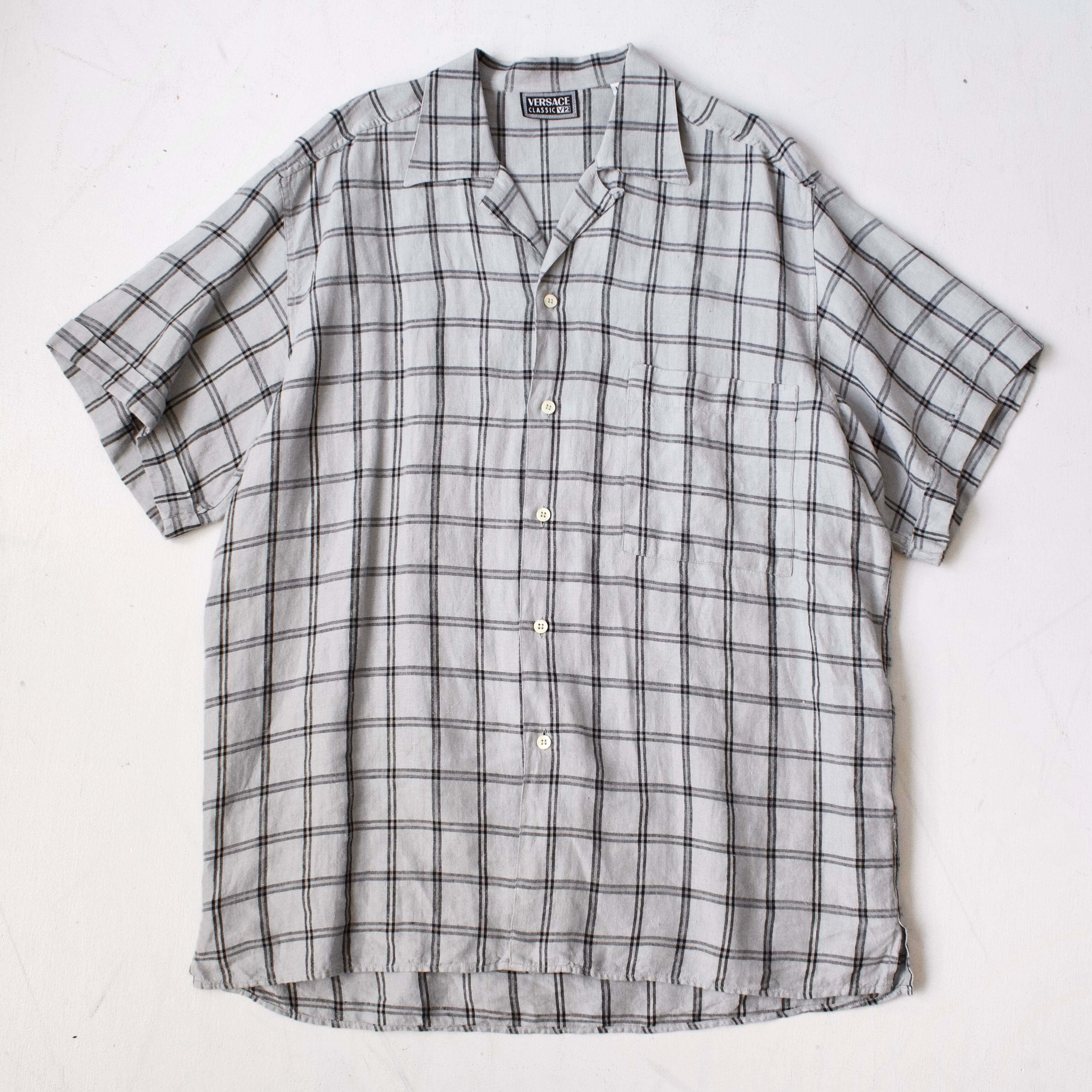 VINTAGE】 60's~70's Ombre Stripe Open Collar Shirt l/s | FINCH