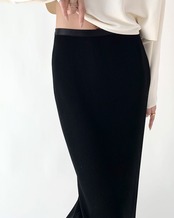 Slim waist midi Skirt　T20047