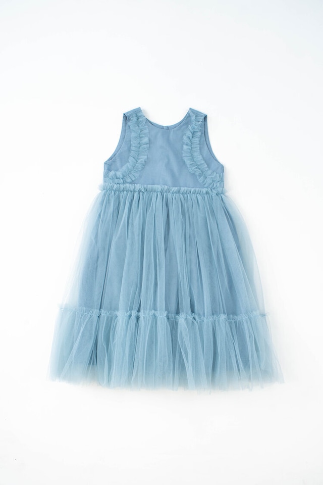 【20SS】KOKORI (ココリ）- DREAMLAND DRESS / babyblue [2y.4y.6y］ワンピース