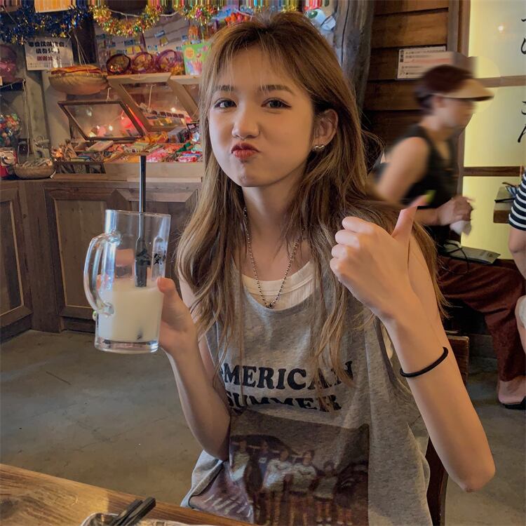 サマールーズプリントノースリーブ 夏物 モンロー57229030681