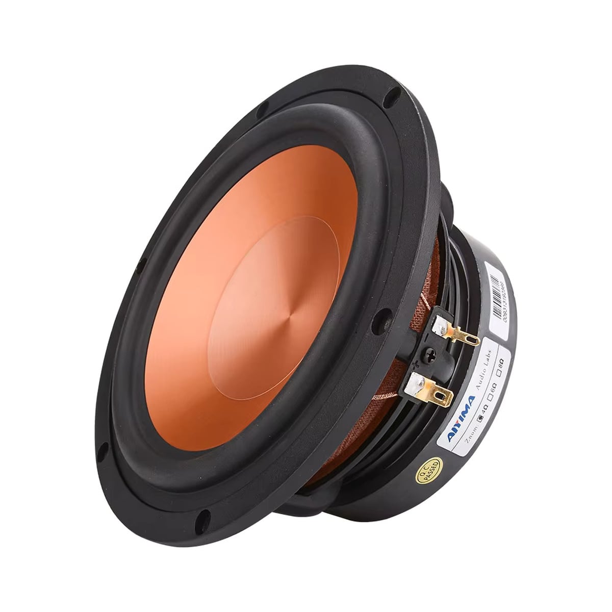 スピーカーユニット 1個 6.5インチ 60W ウーファー 4オーム 8 スピーカーユニット 1個 6.5インチ 60W ウーファー 4オーム 8