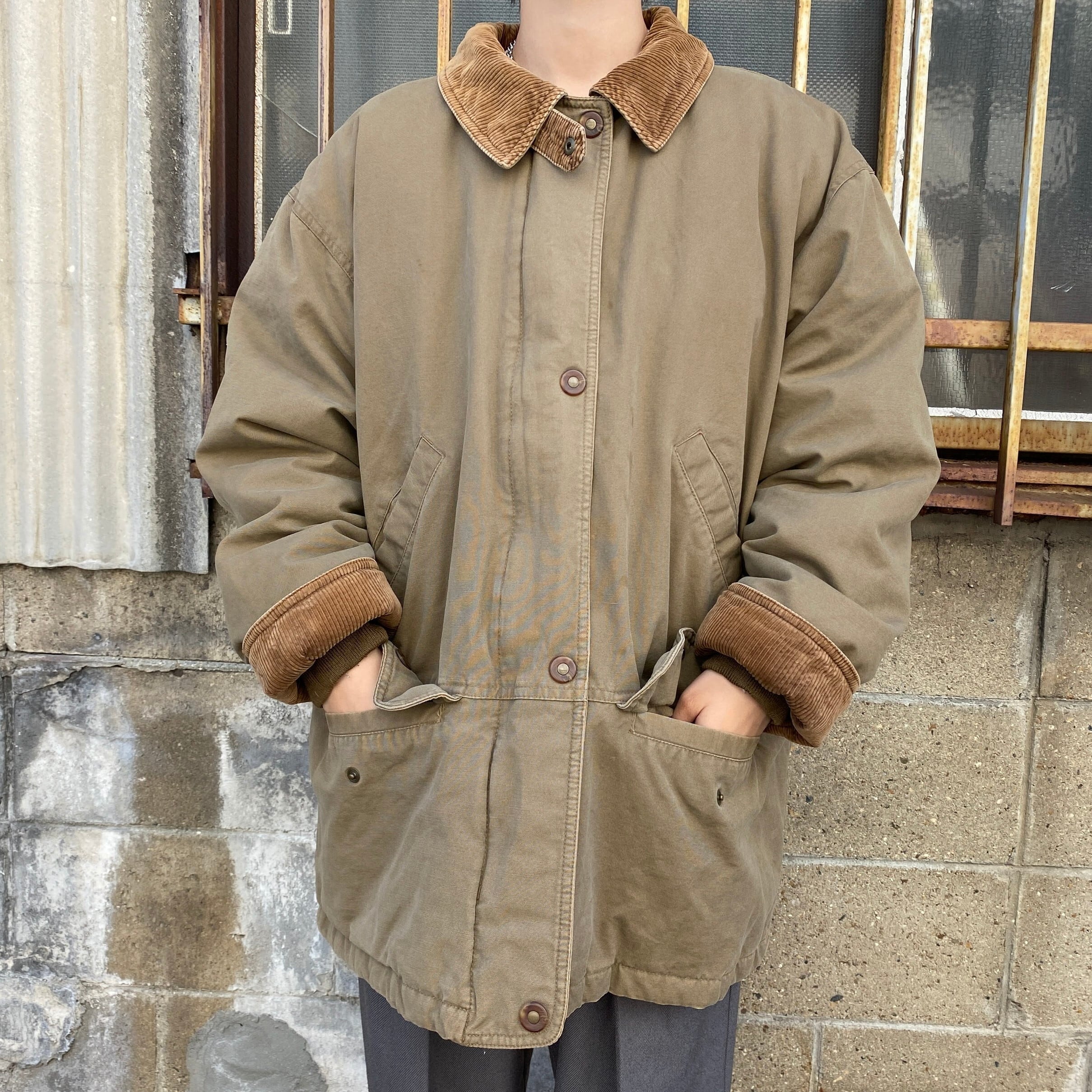 90s Eddie Bauer 黒タグ グース ダウン ハンティング ジャケット