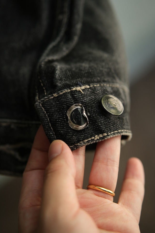 Utah/“MARITHE’ FRANCOIS GIRBAUD” Yarn-dyed denim jacket
