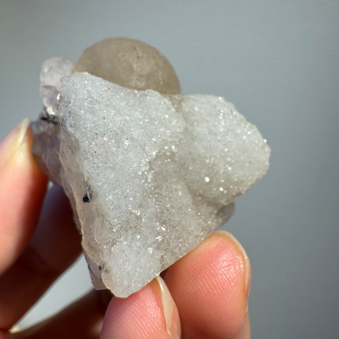 ポンデリングフローライト母岩付き*ブドウ状蛍石原石*251003*天然石*鉱物標本*インテリアストーン