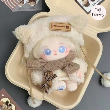 20CM ぬい服 無属性 ぬいぐるみ用服 着せ替え人形洋服 クマ アイス