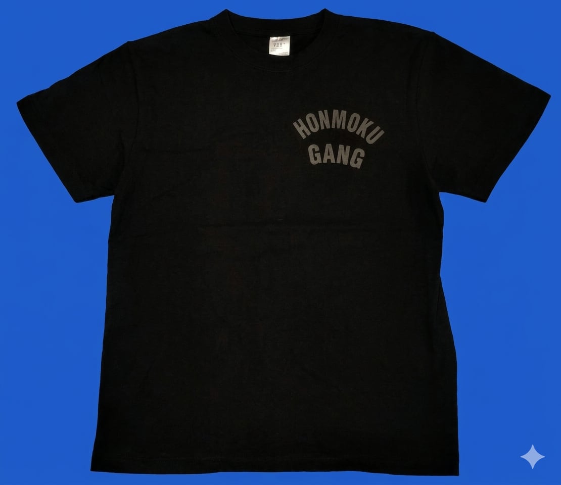 小池 定番 Tシャツ オールブラック】ベイシティ刑事 HONMOKU GANG 小池