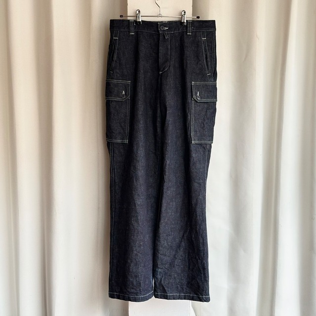 agnes b. MADE IN FRANCE DENIM CARGO PANTS