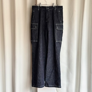 agnes b. MADE IN FRANCE DENIM CARGO PANTS