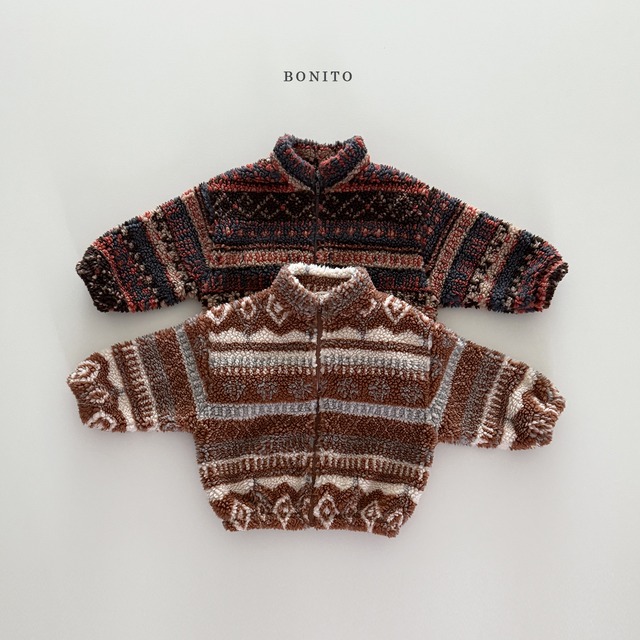 〚予約〛Nordic dannburu zip up <kids><Jr>