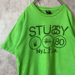 STUSSY 00s multi logo T-shirt size M 配送A　