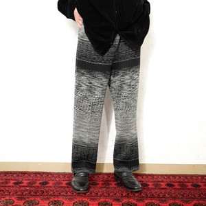 *SPECIAL ITEM* USA VINTAGE EMBROIDERY JACQUARD DESIGN KNIT PANTS/アメリカ古着ジャガード刺繍デザインニットパンツ