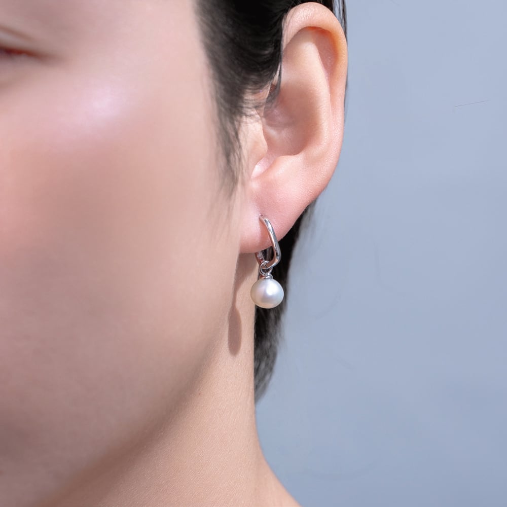 淡水パールフープピアス | miyoru_offical