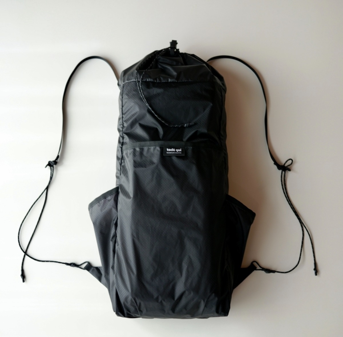 bring back pack / CORDURA®︎ 30D ripstop /black | tadequi