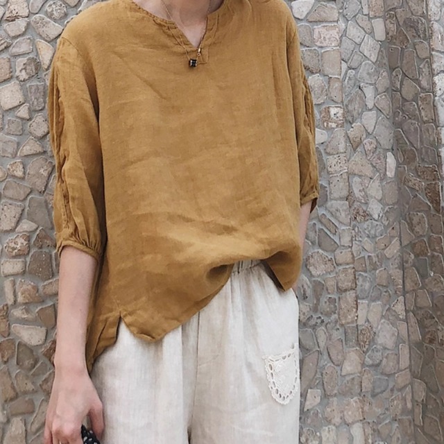 プルオーバー ゆったり トップス  00173