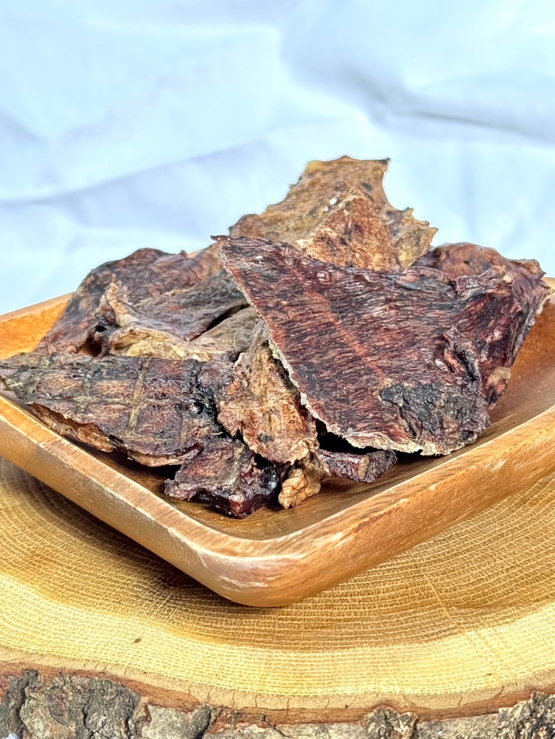 大容量うなぎの頭ジャーキー【半割り白焼き】160g | くじら肉専門店