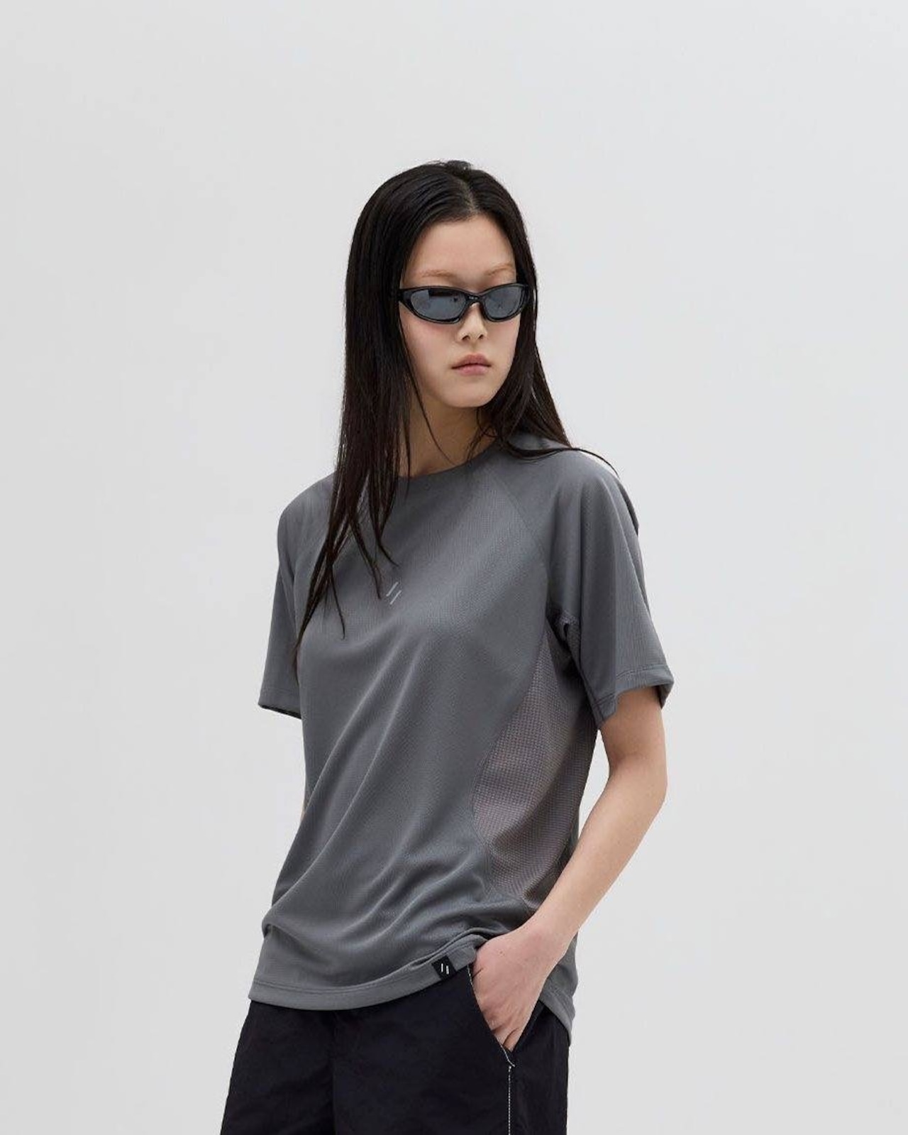 HYDRAFUSE MESH T-SHIRT_GRAY