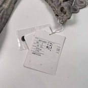 タグ付き 未使用品 20th イオコムイオ io comme io センソユニコ 半袖 リネン ワンピース サイズ 38 /麻100% & 綿100%