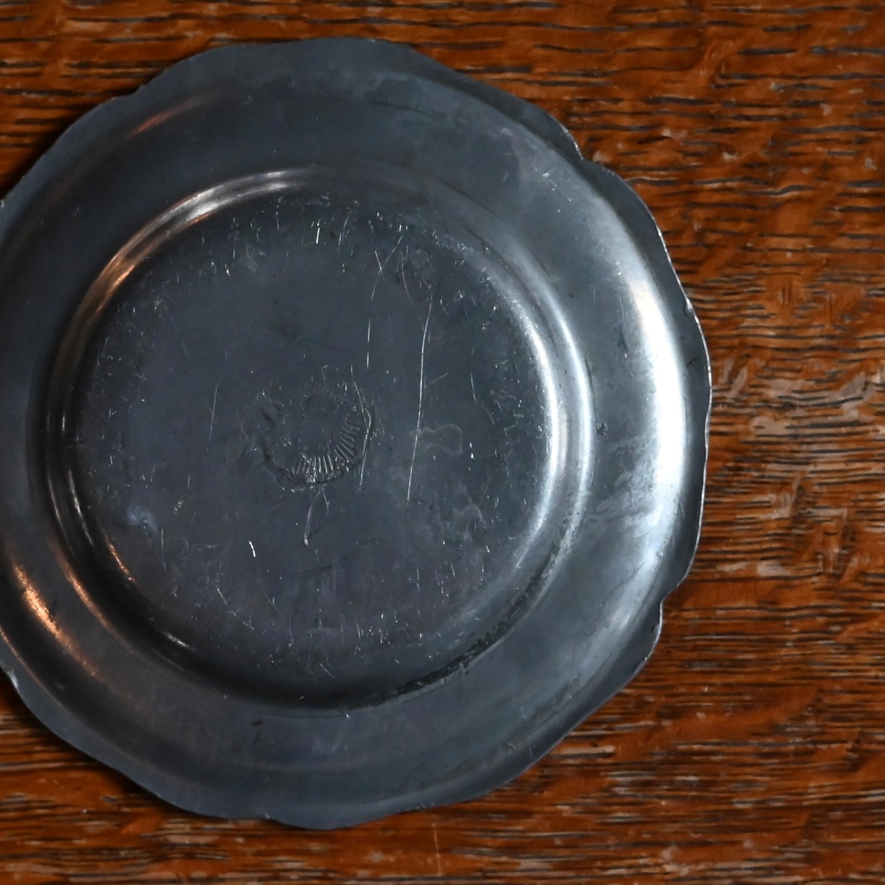 Pewter Plate / ピューター プレート【E】〈 お皿・エタン・収納・店舗什器・食器・アンティーク・ヴィンテージ 〉113967