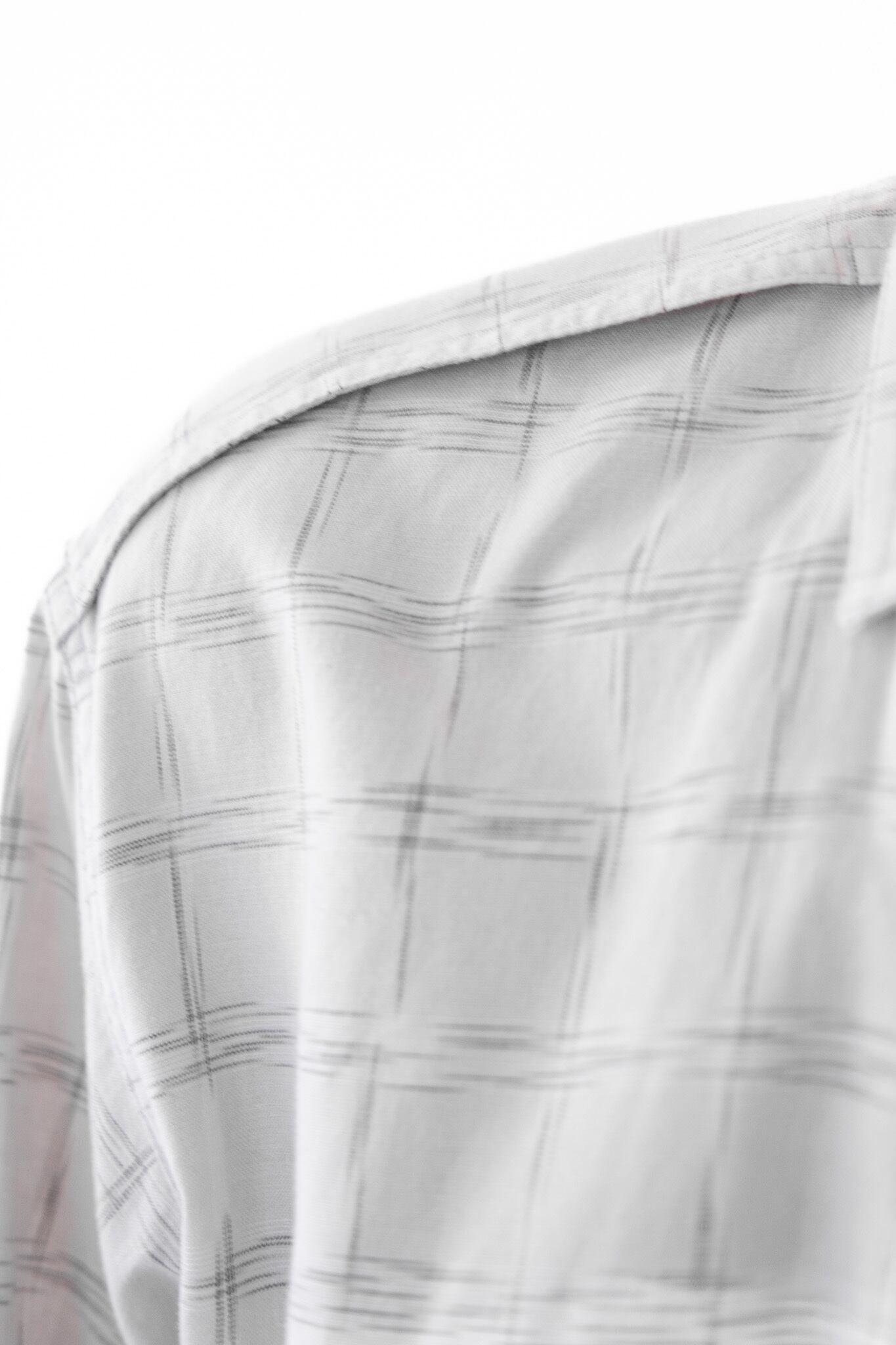 00's] “im product ISSEY MIYAKE” Hand Written Check Asymmetrical