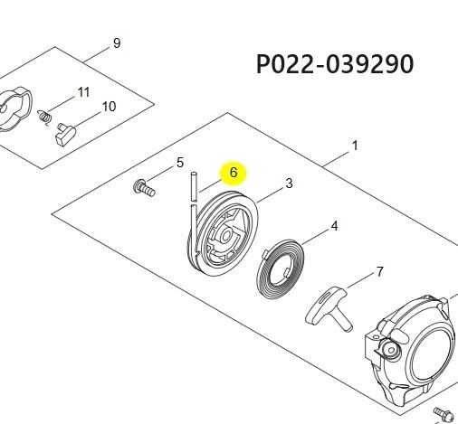 リコイルロープ(P022-039290)やまびこ純正部品 | やまびここ リコイルロープ(P022-039290)やまびこ純正部品 | やまびここ