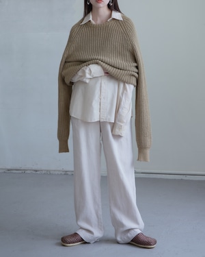 1990s ramie cotton knit sweater