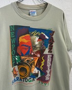 90s Hanes "Jazz Festival" Print S/S Tee USA製