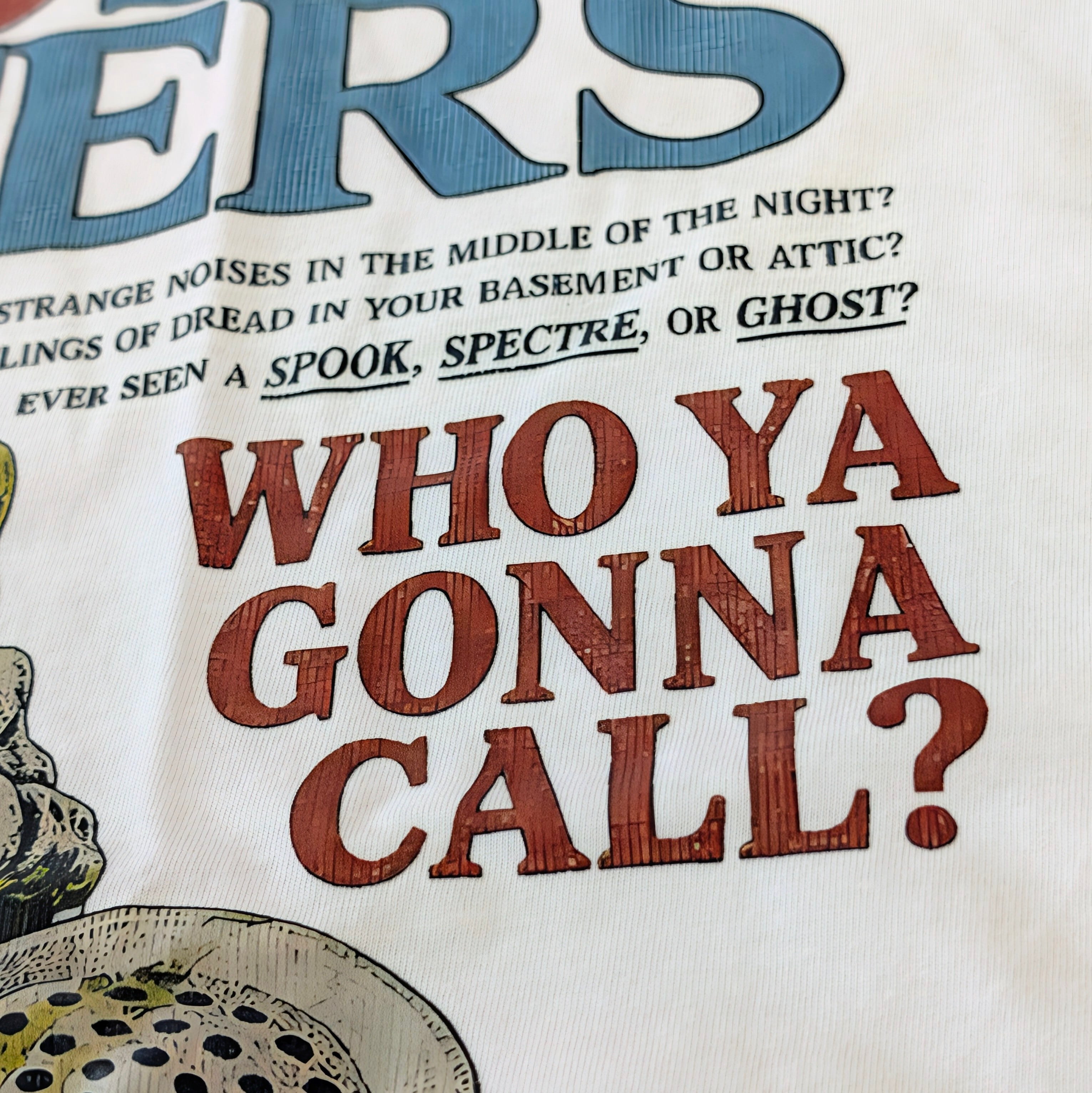 【 Ghostbusters (ゴーストバスターズ ) 】『 WHO YA GONNA CALL? 』映画Tシャツ / Tシャツ〚アメリカン雑貨 アメトイ〛