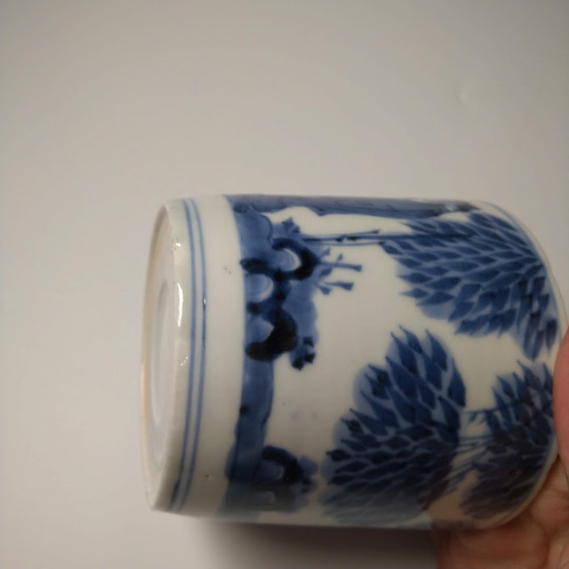 夏期間限定☆メーカー価格より68%OFF!☆ 古伊万里 染付 大猪口 向付