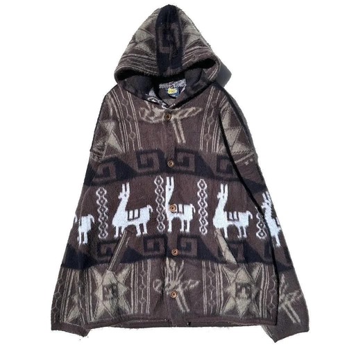 Vintage Alpaca Wool Knit Hoodie [1990s-] Vintage Knit Hoodie