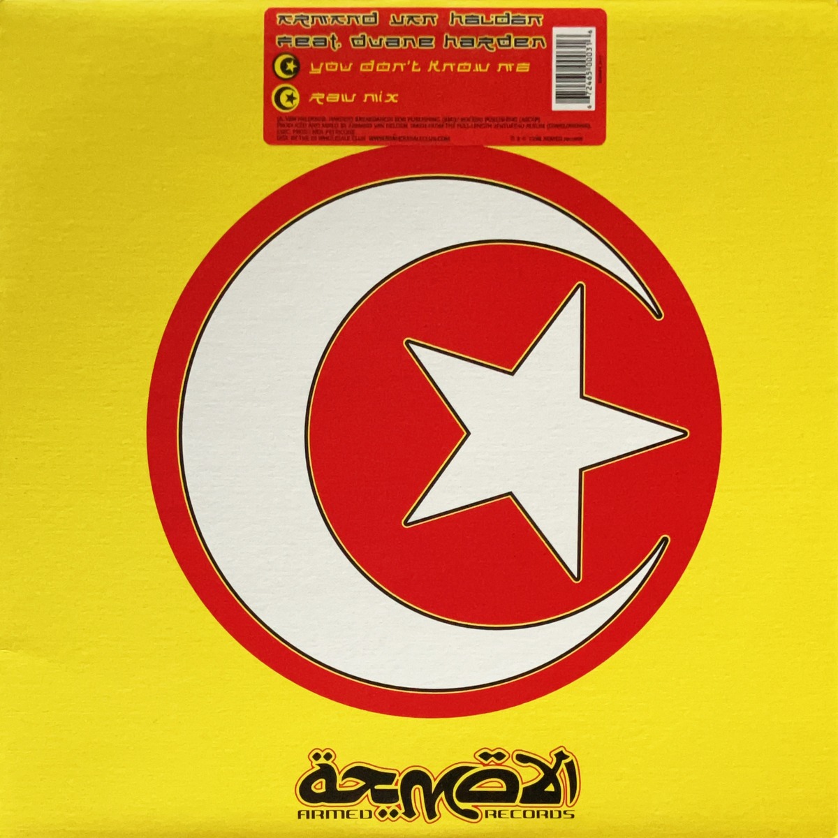 Armand Van Helden Feat. Duane Harden / You Don't Know Me - LP 12'' Used main image 0