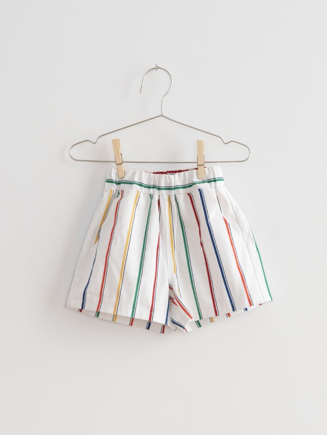 Multicolor Stripe Short / Fish & Kids