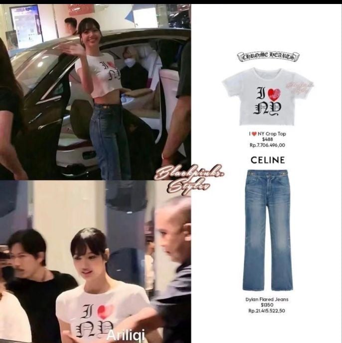 CHROME HEARTS クロムハーツ I LOVE NEW YORK レディース Tシャツ