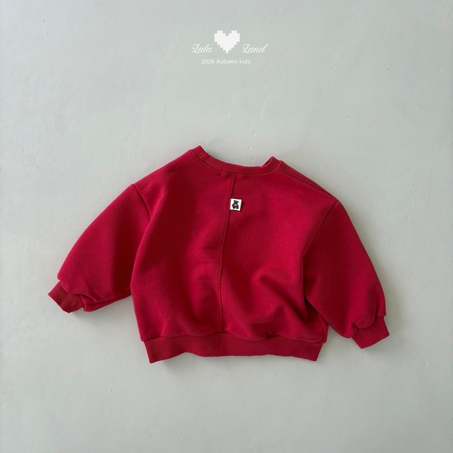 《予約》送料無料【lalaland】Round Panel Sweatshirt