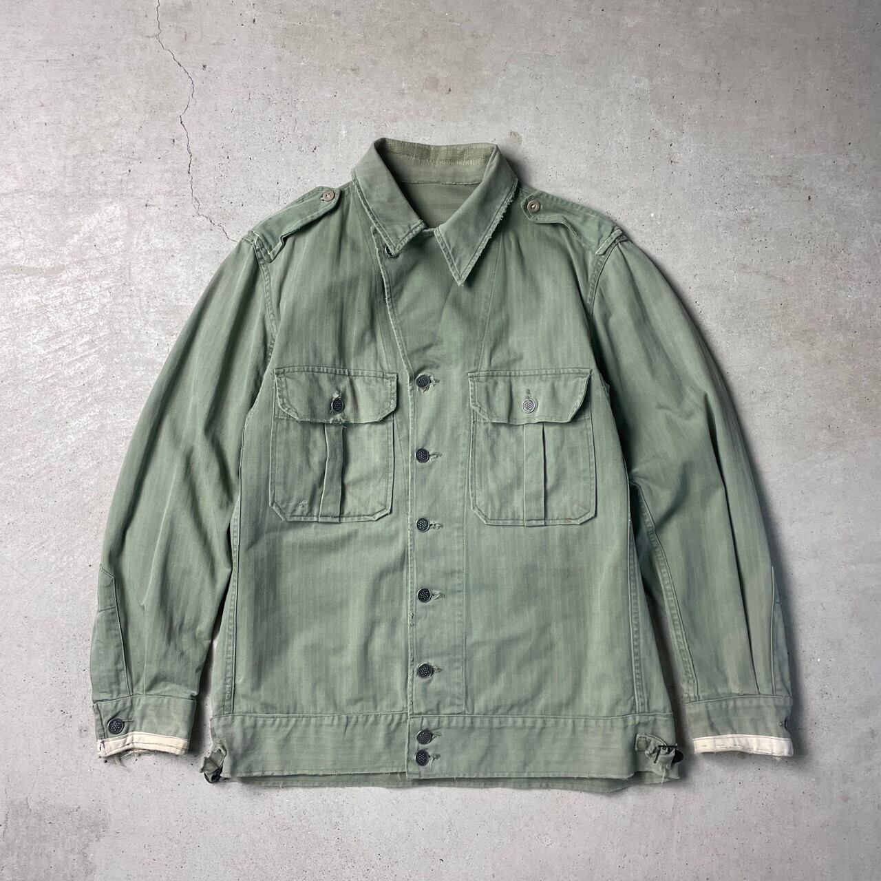 40年代 U.S.ARMY 米軍実品 M-42 HBT ミリタリー ユーティリティー