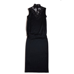 Alexander Mcqueen  black long dress  IT40