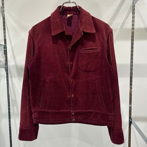 50s VAN-TEX Corduroy Sports Jacket 38 50年代 コーデュロイ スポーツジャケット スポジャケ えんじ