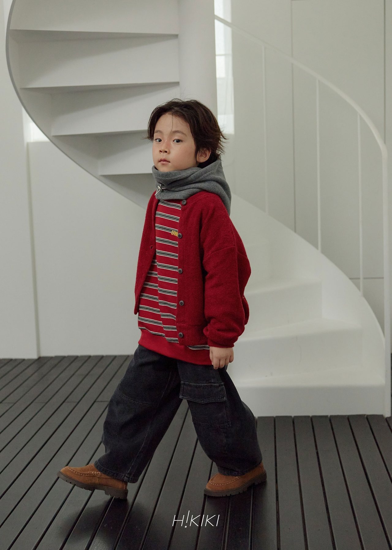 HIKIKI［取寄］unbeat stripe mtm 26winter