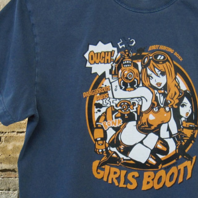 GIRLS BOOTY ROBOT 【ガールズ ブーティー ロボット】 カラー： ストーンウォッシュブルー