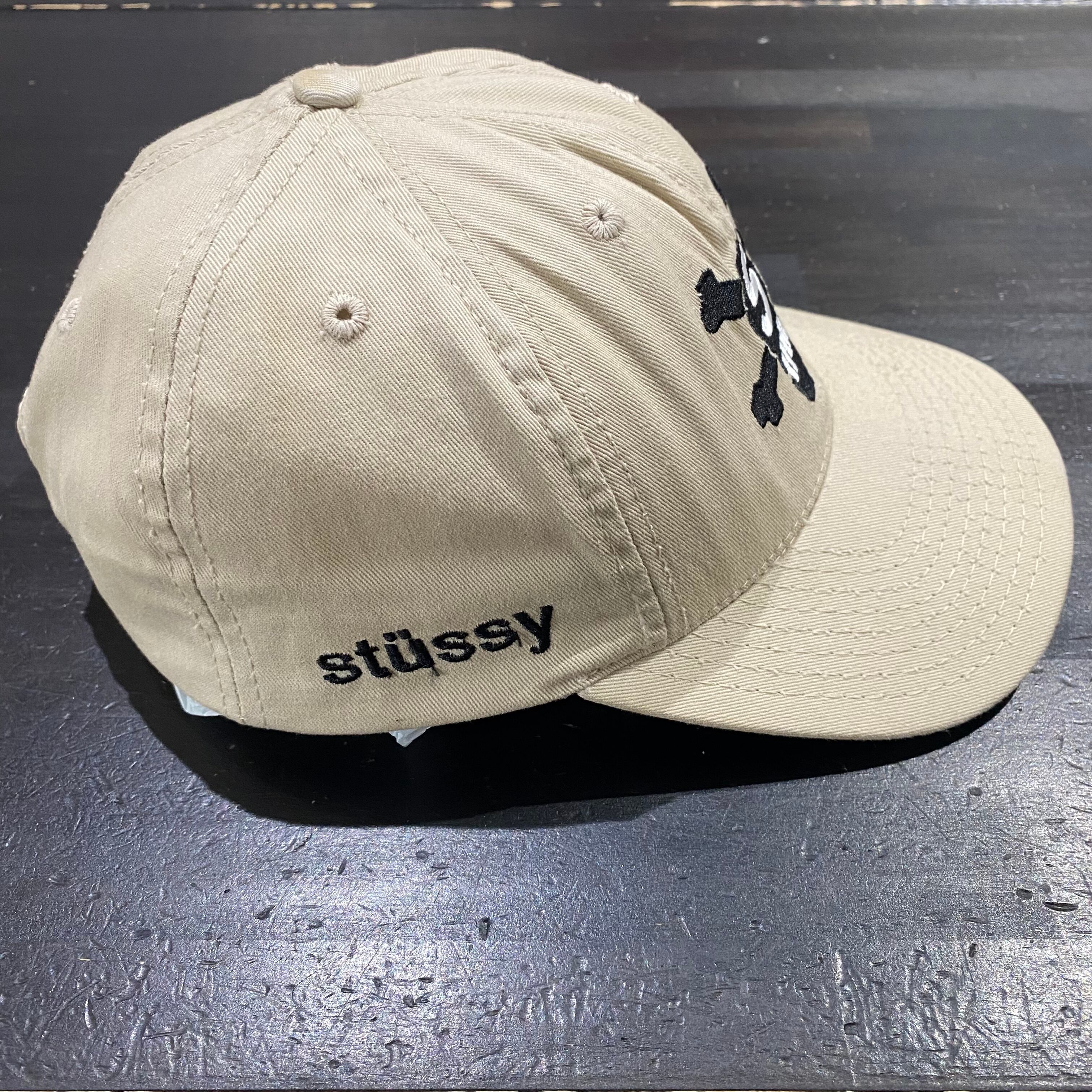 80年代 USA製【 STUSSY 】ステューシー スカルロゴ キャップ スナップ