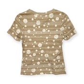 INGEBORG インゲボルグ 総柄 デザイン コットン Tシャツ カットソー サイズ S/ベージュ 系/レディース/ピンクハウス