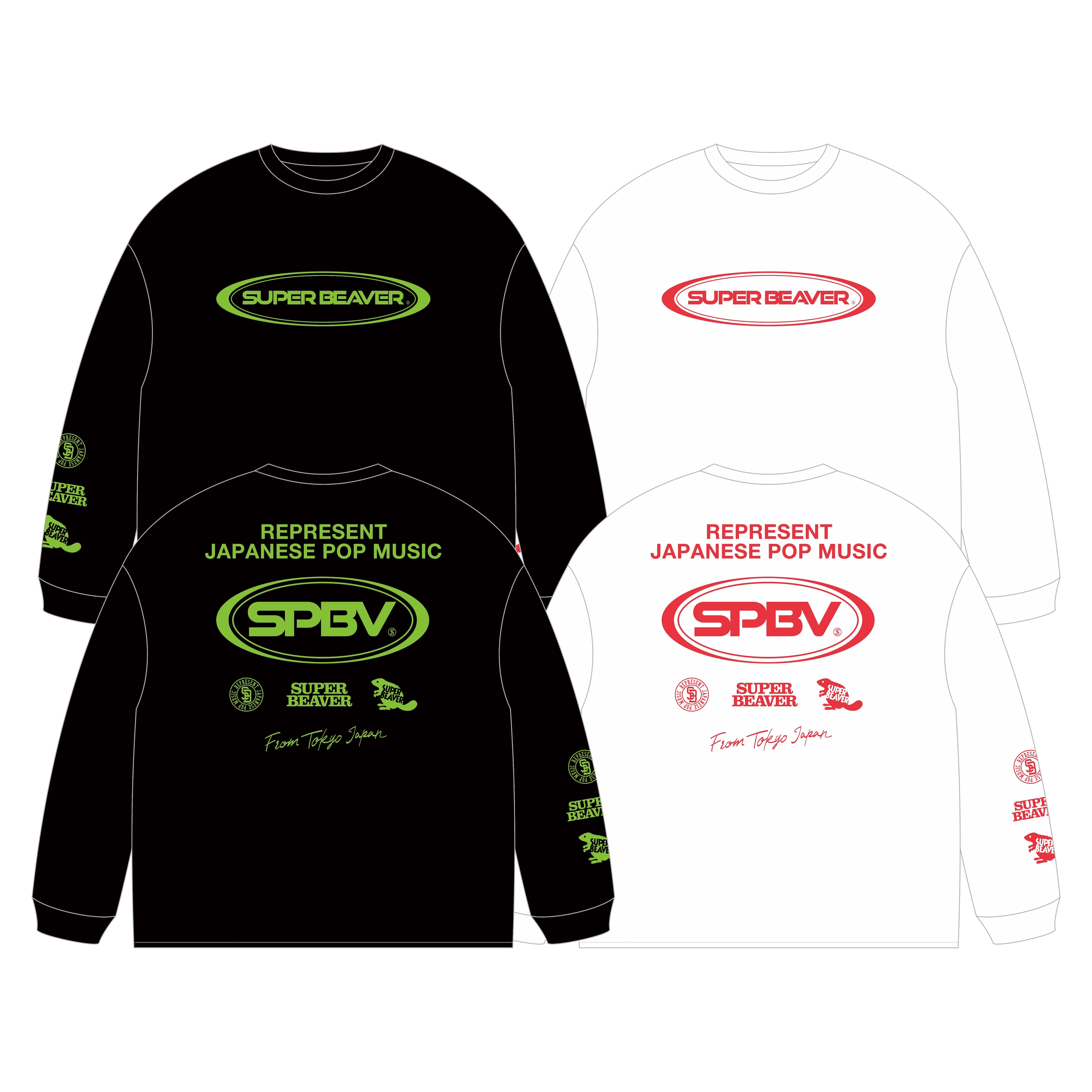 L/S T-Shirt | SUPER BEAVER OFFICIAL WEBSTORE