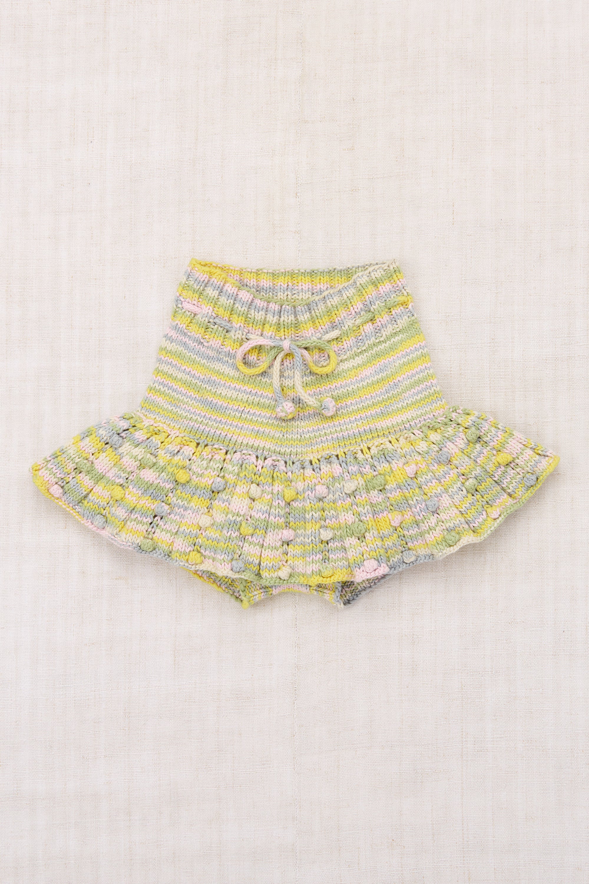 ラスト1【MISHA & PUFF】26 Spring Drop2 / EYELET POPCORN SKATING SKIRT / BUBBLE SPACE DYE / 6y