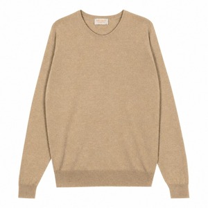 ★定価126,500円・新品未使用★ジョンスメドレー PAXEN パクセン 至高のシルク×カシミヤ 長袖ニット キャメル　サイズS, M