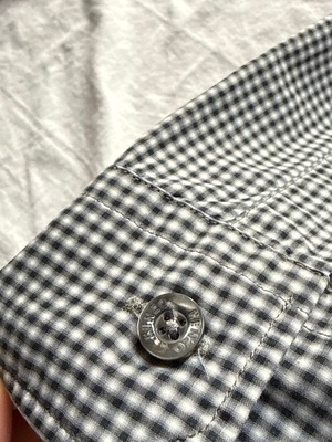“KENZO” Micro check patchwork shirt