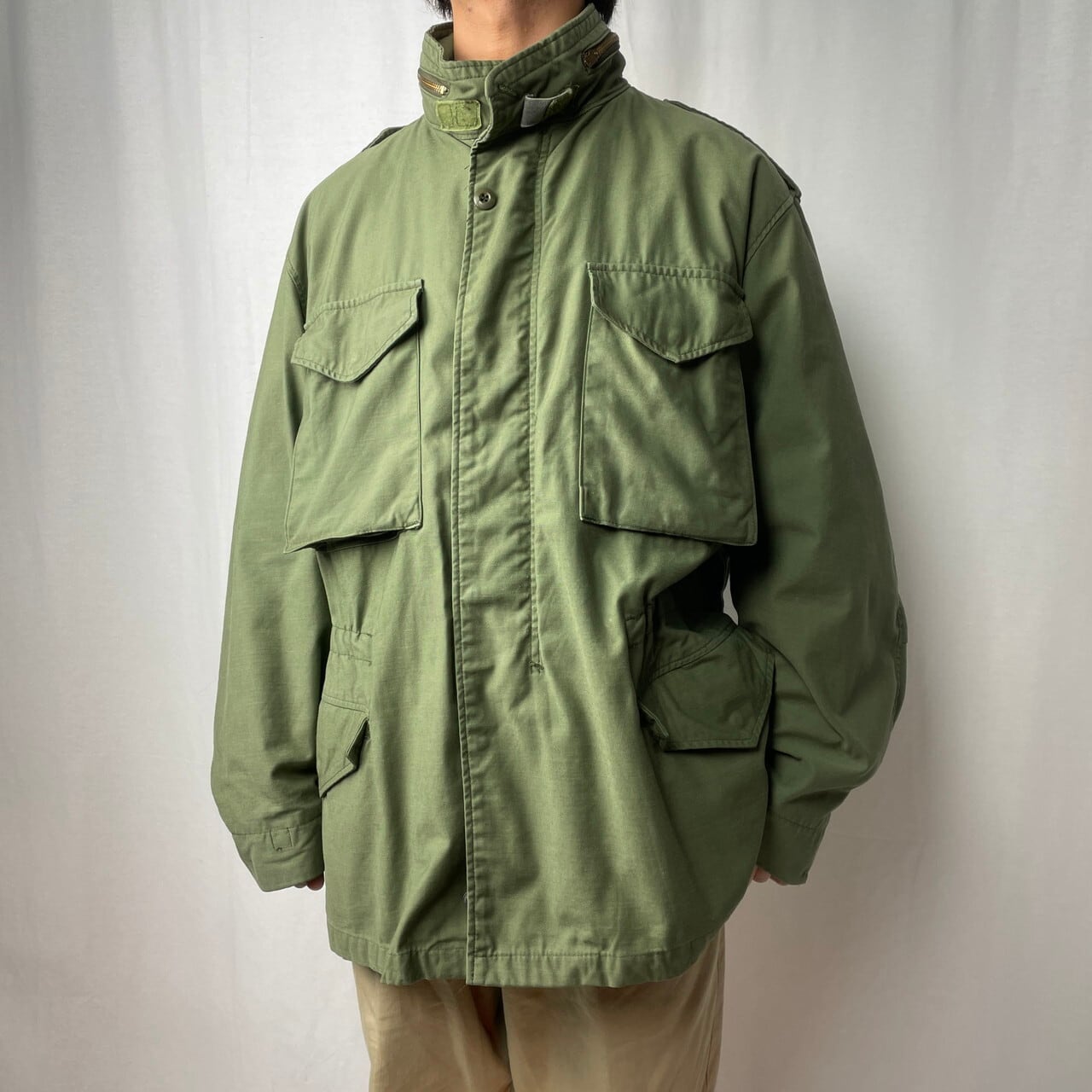 90年代 ALPHA INDUSTRIES アルファ 民間品 M-65 ミリタリー フィールド 
