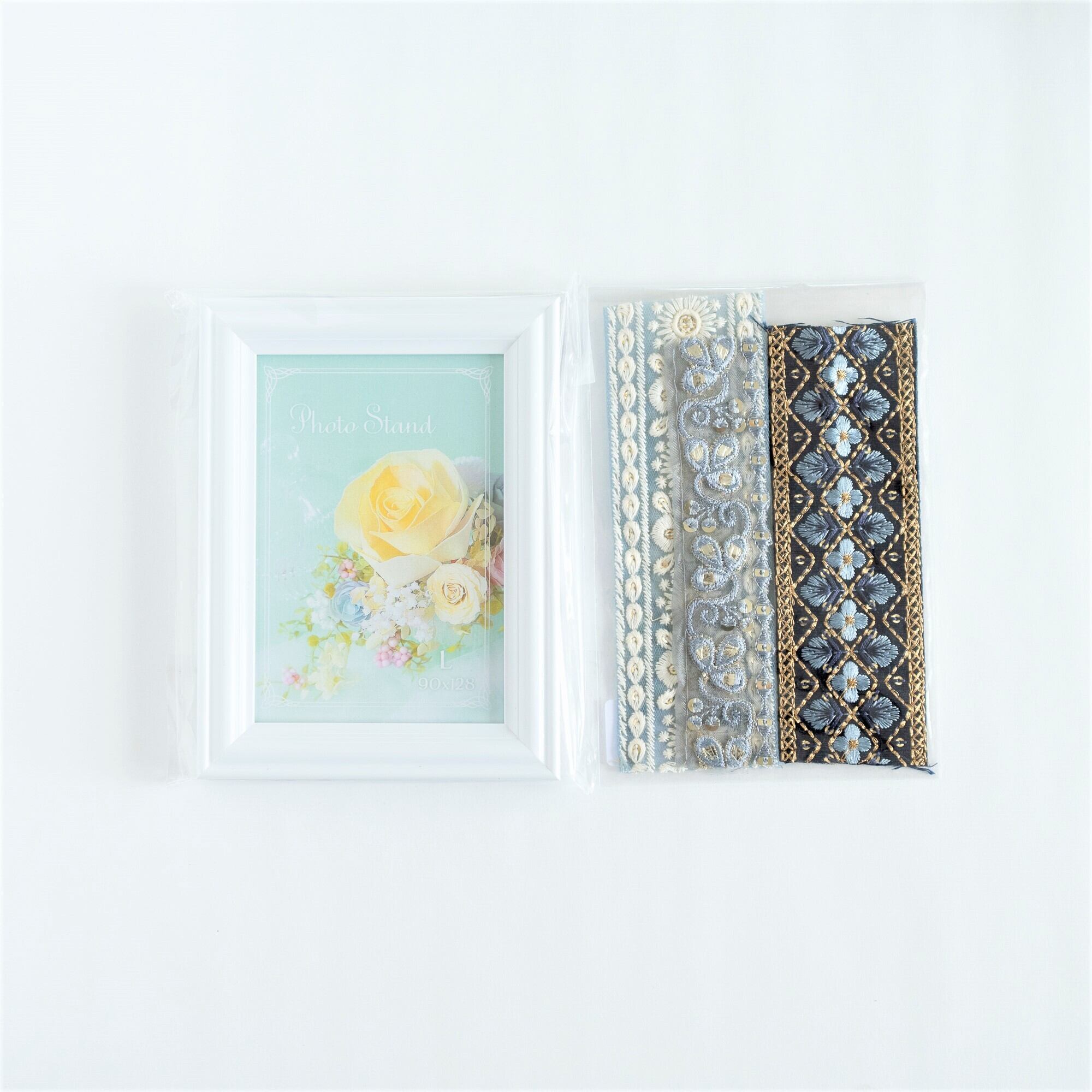 ☆先着5名様決まりました☆ インド刺繍レースのフレームアレンジ ・暖色系