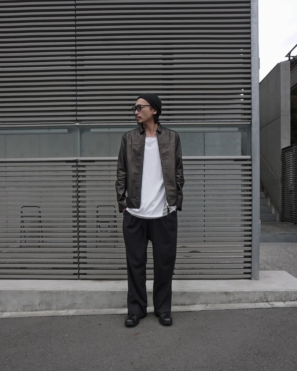 誰レ② 2本 完全受注生産 ASKYY / SIDE ZIPPER A-2 FLIGHT LEATHER JACKET